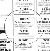 Sale of Citroen car